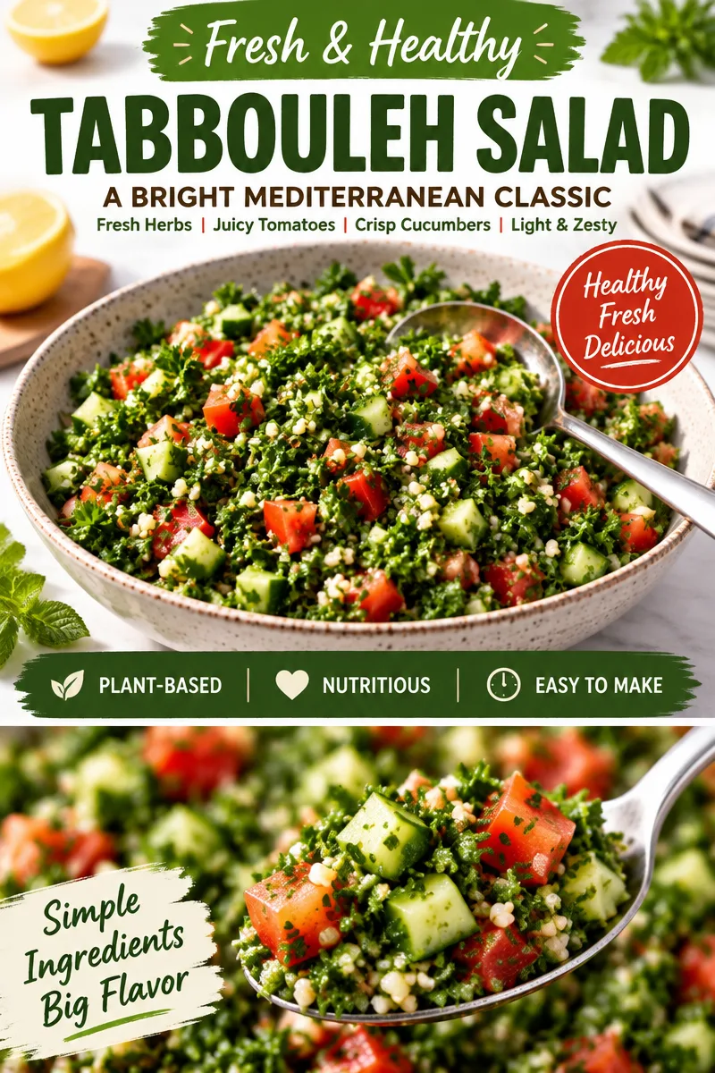 Tabbouleh (Parsley-Forward Lebanese Salad)